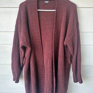Aerie Open-Front Knit Cardigan